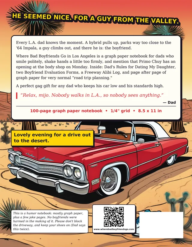 Back cover of Where Bad Boyfriends Go in Los Angeles